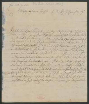 Brief an Gottfried Weber : 06.07.1822