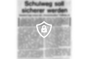 Schulweg soll sicherer werden