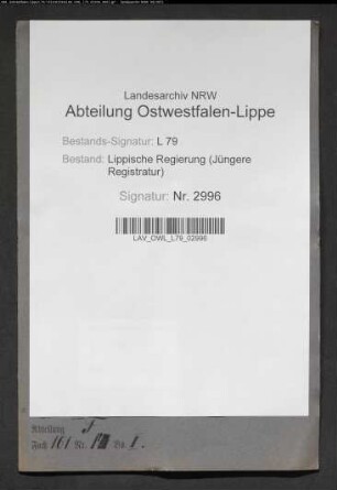 Überweisung Geisteskranker aus der Provinz Hannover in die Heil- und Pflegeanstalt Lindenhaus