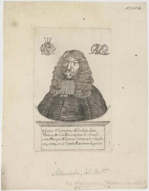 Bildnis des Iohannes Christophorus Aldenhofen