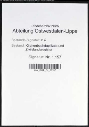 Kirchenbuchduplikat der evangelischen Landgemeinde Siegen (G 1845-1859). (Gemeinde: Siegen, evangelische Landgemeinde)
