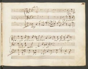 Questo silenzio ombroso; V (2), bc; c-Moll; HanS 166