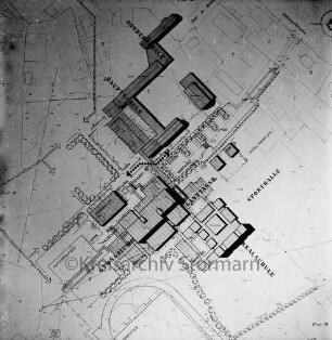 Schulzentrum: Kreisgymnasium I und Sportgebäude: Architektenwettbewerb: Entwurf: Planzeichnung