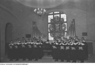 Dresden, Kreuzkirche, Heinrich-Schütz-Kapelle. Chorkonzert, Pfingsten 1964