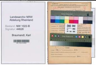 Entnazifizierung Karl Braumandl , geb. 06.01.1901 ()