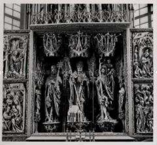 Kefermarkt, Pfarrkirche, Altar (Detail)