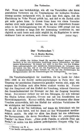 491-499, Der Verbrecher