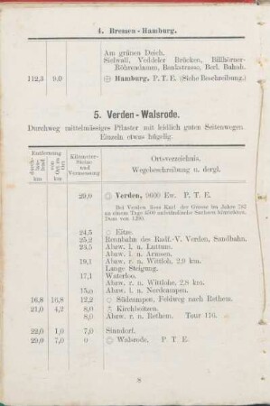 5. Verden - Walsrode.