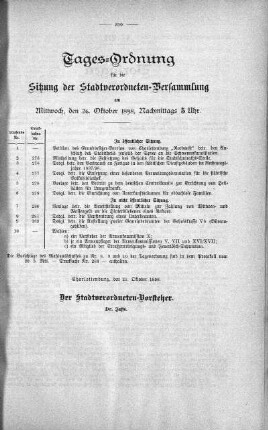 26. Oktober 1898
