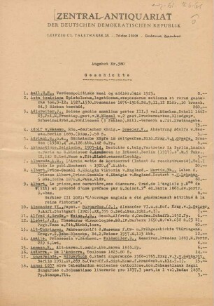 Nr. 380: Geschichte