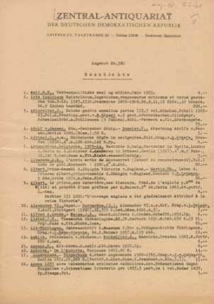 Nr. 380: Geschichte