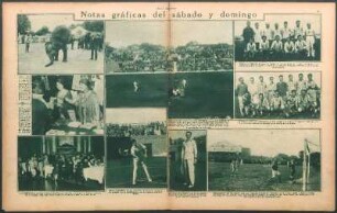 Notas gráficas del sábado y domingo [Fotografías]
