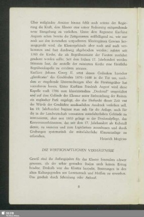 Die Wirtschaftlichen Verhältnisse