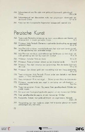 Perzische kunst (Nr. 762-795)
