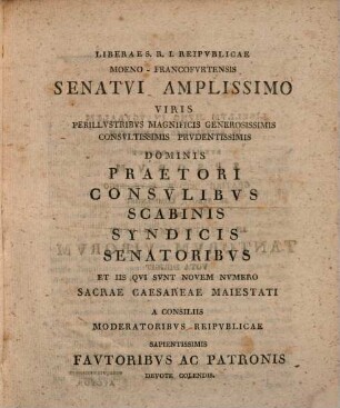 Diss. inaug. de natura delictorum