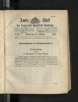 No. 25, 4. Februar 1904.