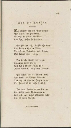 Die Geschwister.