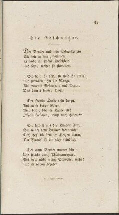 Die Geschwister.