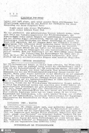 Gefälschte Info-Blätter