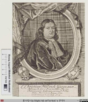 Bildnis Christian Friedrich Garmann