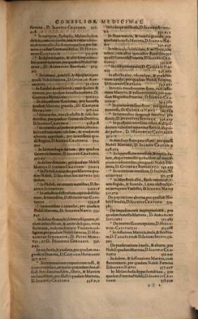 Consiliorum medicinalium, conscriptorum a praestantiss. atque execitatiss. nostrorum temporum medicis liber singularis : opus cum ad gravissimorum affectuum curationem; tum ob doctrinae varietatem omnibus medicinam exercentibus summe necessarium, ac maxime fructuosum