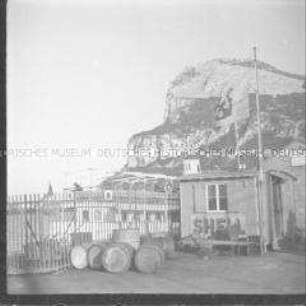 Bootsanlegestelle/Tankstelle auf der Iberischen Halbinsel Gibraltar