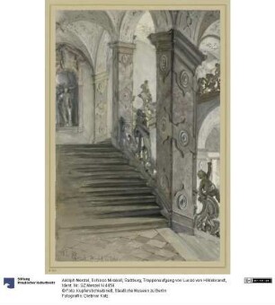 Schloss Mirabell, Salzburg, Treppenaufgang von Lucas von Hildebrandt