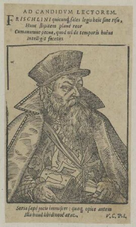 Bildnis des Nicodemus Frischlin