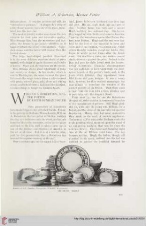 William A. Robertson, master potter