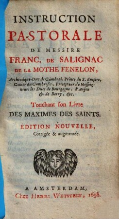 Instruction Pastorale