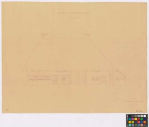 Spiegler [bei Bad Waldsee (Landkreis Ravensburg)]: Wohnstallhaus. Wohnstallhaus (Ost- Seiten-Ansicht)