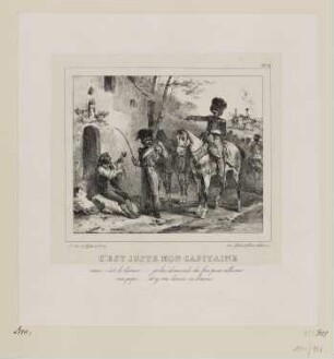 C’est juste mon capitaine, Blatt 5 der Folge "Lithographisches Album"