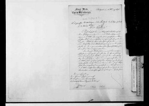 Stellen und Personal (1895-1899)