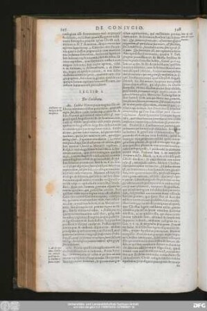 Lectio I. De Coelibatu.