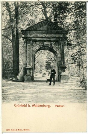 Grünfeld. Parktor