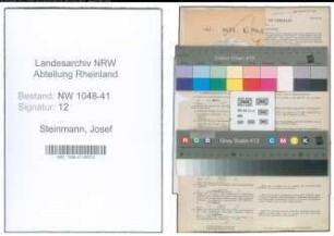 Entnazifizierung Josef Steinmann , geb. 22.11.1921 (Polizist)