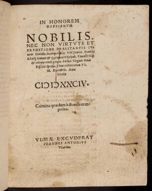 A1r-C4v, In Honorem nuptiarum Nobilis. [...]