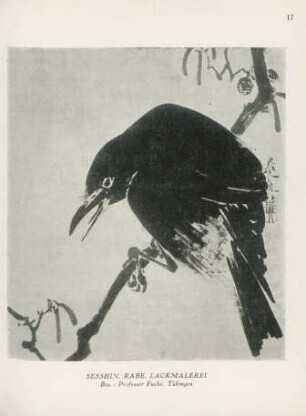 Sesshin. Rabe. Lackmalerei. Bes.: Professor Fuchs. Tübingen