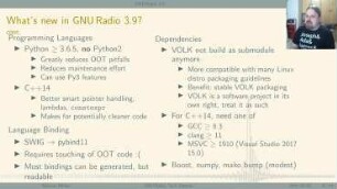 GNU Radio Tech Update: Lifting the mystery of what has happened in GNU Radio over the last 12 months