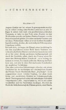 Fürstenrecht
