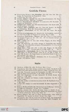 Städte (Nr. 655-712)
