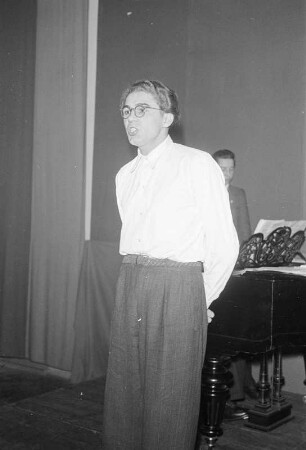 Jan Bulang als Gesangssolist : Jan Bulank jako solist : Bautzen / Budyšin