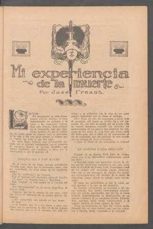 Mis experiencia de la muerte