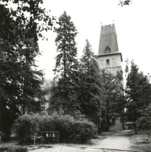Oberlungwitz. Dorfkirche (1804). Ansicht von Süden