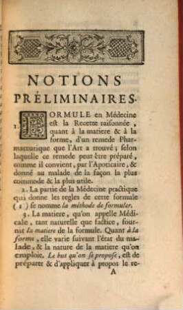L' art de dresser les formules de medecine