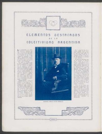 Elementos destacados de la colectividad argentina