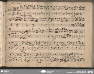 Aria: "Modesto mi guardava" in F-Dur