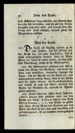 Von der Taufe