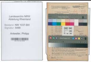Entnazifizierung Philipp Antweiler , geb. 06.09.1899 (Gartenhilfe)