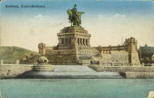 Koblenz, Kaiserdenkmal.